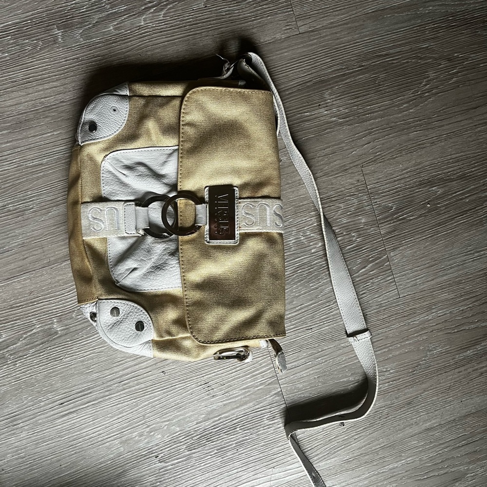 Gold Versace bag